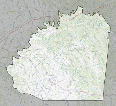 Washington County KY USGS topo map