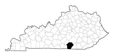 Wayne County in Kentucky
