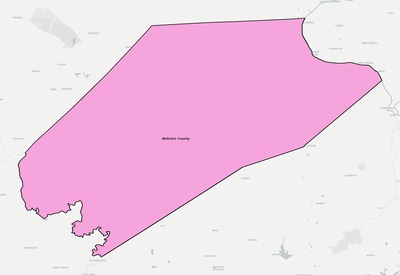 Webster County KY school district boundaries map