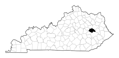 Wolfe County in Kentucky