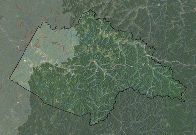 Wolfe County KY USGS imagery and topo map
