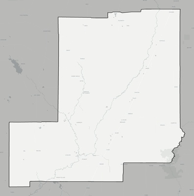 Allen County LA county basemap context