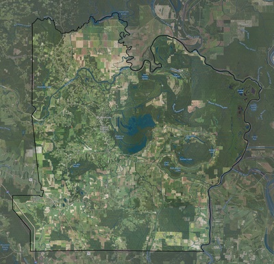 Avoyelles County LA USGS imagery and topo map