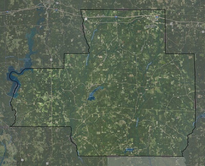 Bienville County LA USGS imagery and topo map
