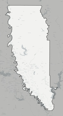 Bossier County LA county basemap context