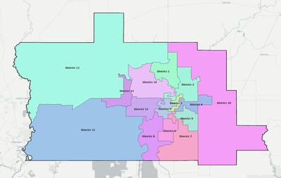 Calcasieu County LA county subdivision map preview