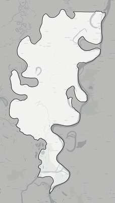 Concordia County LA county basemap context