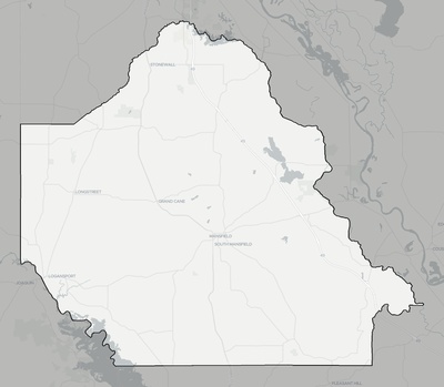 De Soto County LA county basemap context
