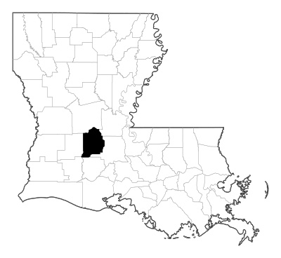 Evangeline County in Louisiana