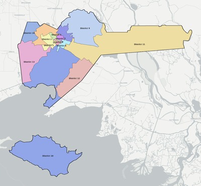 Iberia County LA county subdivision map preview