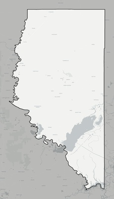 LaSalle County LA county basemap context