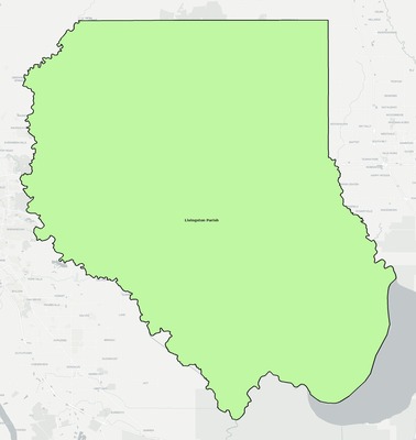 Livingston County LA school district boundaries map