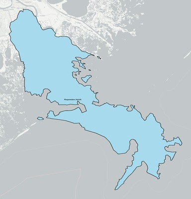 Plaquemines County LA school district boundaries map