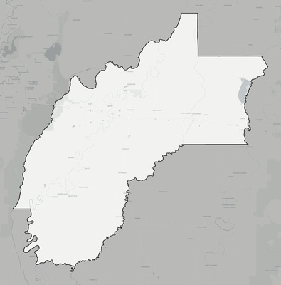 Richland County LA county basemap context