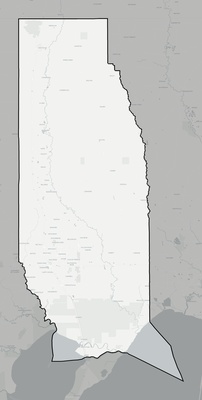 Tangipahoa County LA county basemap context