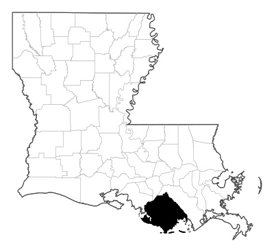 Terrebonne County in Louisiana