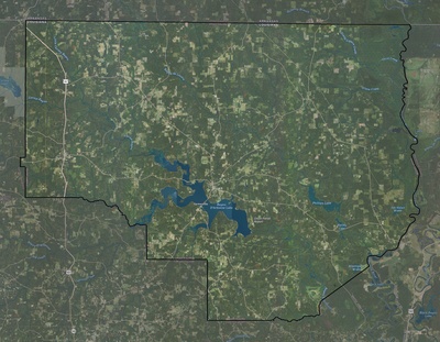 Union County LA USGS imagery and topo map