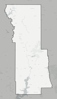 Webster County LA county basemap context