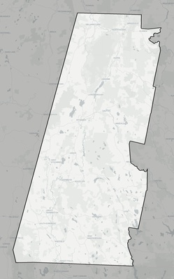 Berkshire County MA county basemap context