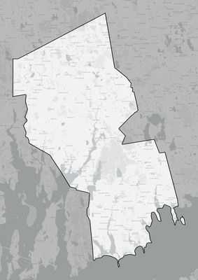 Bristol County MA county basemap context