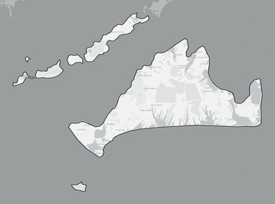 Dukes County MA county basemap context