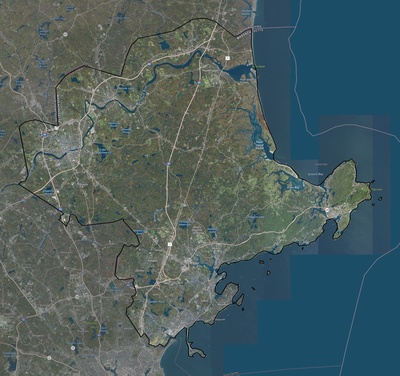 Essex County MA USGS imagery and topo map