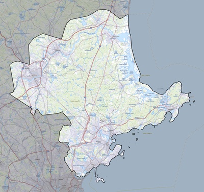 Essex County MA USGS topo map