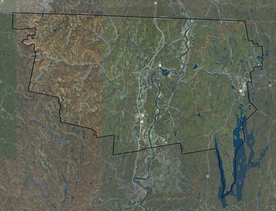 Franklin County MA USGS imagery and topo map