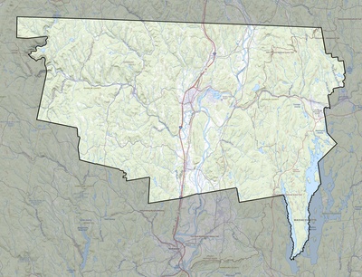 Franklin County MA USGS topo map