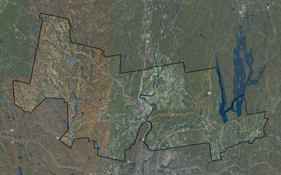 Hampshire County MA USGS imagery and topo map