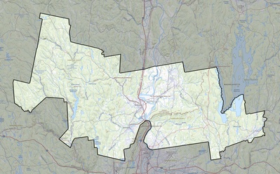 Hampshire County MA USGS topo map