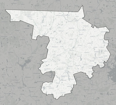 Middlesex County MA county basemap context