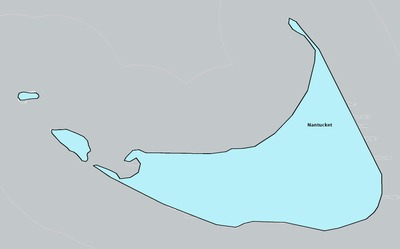 Nantucket County MA school district boundaries map