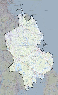 Plymouth County MA USGS topo map