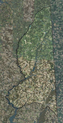 Caroline County MD USGS imagery and topo map