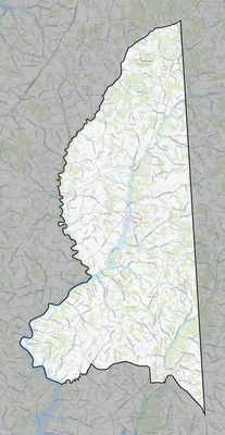 Caroline County MD USGS topo map