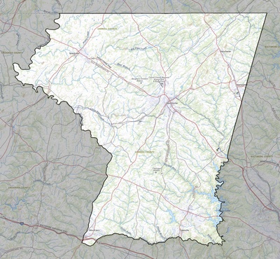 Carroll County MD USGS topo map