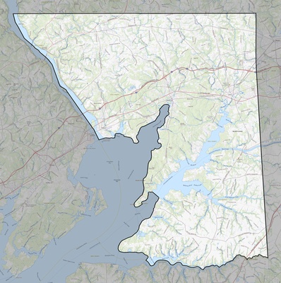 Cecil County MD USGS topo map