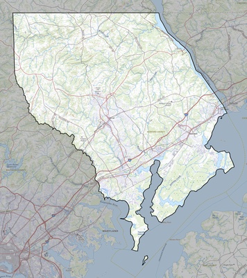 Harford County MD USGS topo map