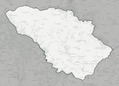 Howard County MD county basemap context
