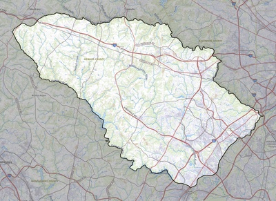 Howard County MD USGS topo map