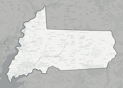 Wicomico County MD county basemap context