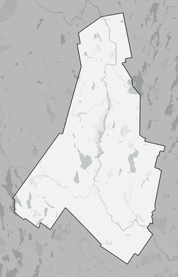 Androscoggin County ME county basemap context