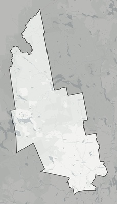 Franklin County ME county basemap context