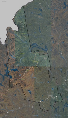 Franklin County ME USGS imagery and topo map