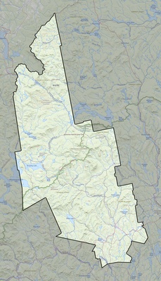 Franklin County ME USGS topo map