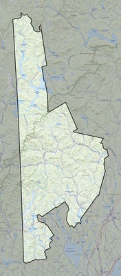 Oxford County ME USGS topo map
