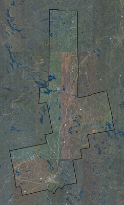 Penobscot County ME USGS imagery and topo map