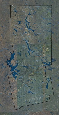 Piscataquis County ME USGS imagery and topo map