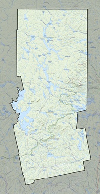 Piscataquis County ME USGS topo map